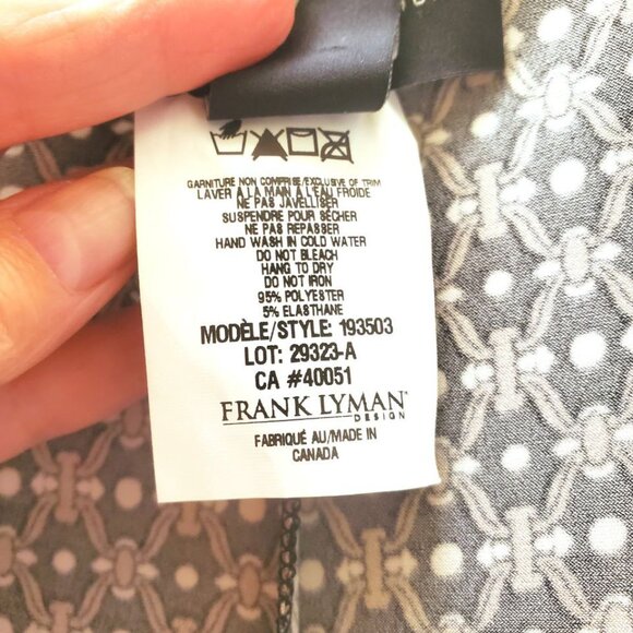 FRANK LYMAN wide legged overlap skirt/pants in midi length - Picture 6 of 7